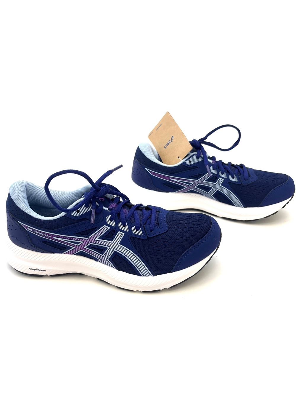 ASICS Women’s Dive Blue/Soft Sky Gel-Contend 8 Running Shoes Sz 7-1/2 F620622 - Picture 3 of 15